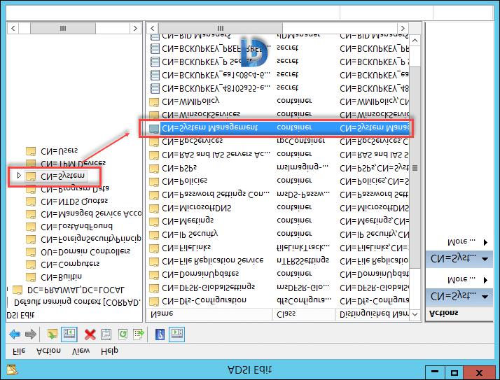 SCCM 1802 Install Guide Grant SCCM Server Permissions on System Management Container After you create System Management container, you must delegate SCCM server full permissions on System Management