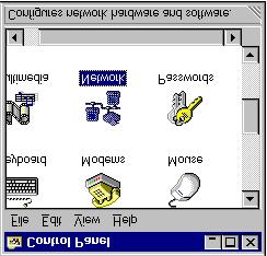 5.2.2 Installation for Windows 95 1. a. Select "Start", "Settings", "Control Panel". b. Double click "Network". 2. a. Click "Add" and prepare to install network functions.