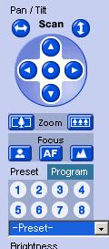 Adjust the focusing if necessary. 5. Select a preset button (1 8) or a preset position (1 20) from dropdown list, and enter the preset name. E.g.: Setting "UpperLeft" for the preset 1.