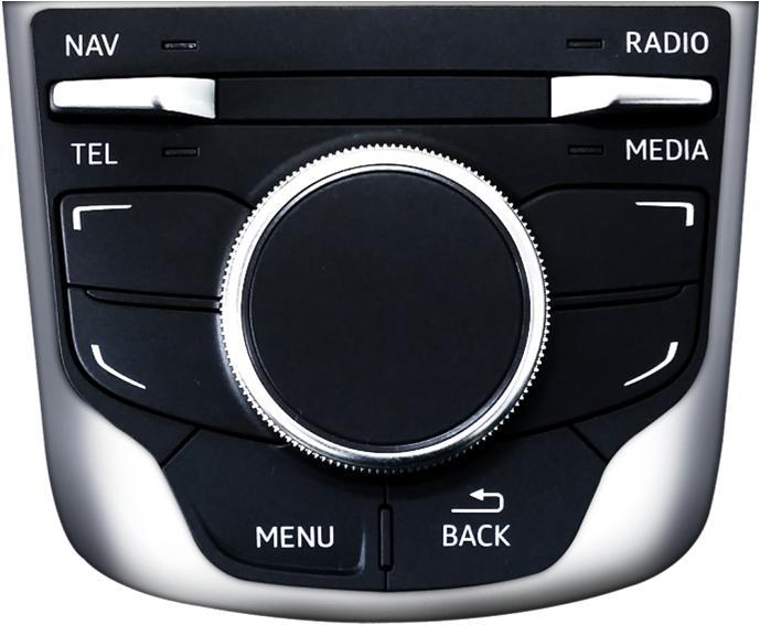 3. Original button(audi 2016year A3/A4/Q7)-Switching mode PUSH - NAVI: Switching mode - RADIO, TEL, MEDIA: Switching to OEM directly - PUSH: DVB-T / DVD UI ON - LEFT, LIGHT: Control the DVB-T / DVD