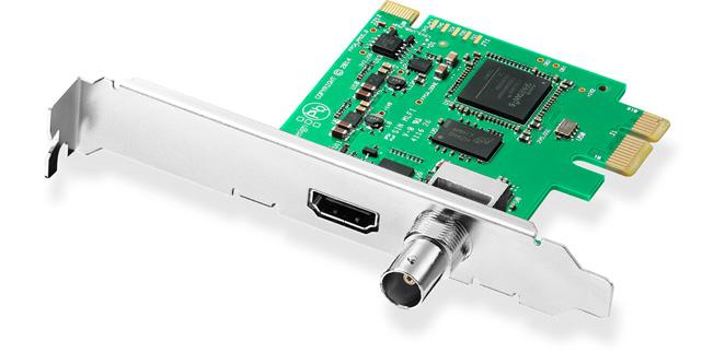 Includes two PCI Express shields for both full height and low profile slots. $145 Connections SDI Video Input 1 x 10-bit SD/HD switchable. SDI Audio Input 8 channels embedded in SD and HD.