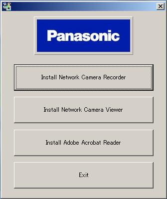 1.2.3 Installing Network Camera Recorder 1. Insert the CD-ROM to the CD-ROM drive. Installation Selection window automatically appears.
