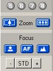 2.3.3 Zooming and Focusing Tele Wide Far Near Zooming in and out (Only for Network Camera with zooming and focusing feature) Zoom buttons increases or decreases the size of the object.