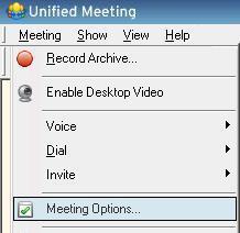 BROWSER MODERATOR If you do not install the meeting application, you can launch browser-only meetings to manage your audio participants online.