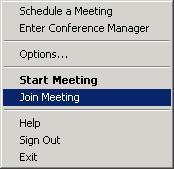 2 Select how you would like to join the voice portion of your meeting in the first Quick Start menu and click Next.