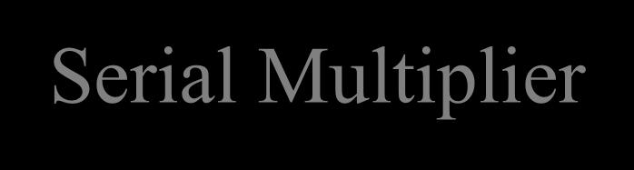 Serial Multiplier : x 3 x 2 x x Y:y 3 y 2 y y Input Sequence for G: x 3 x 2 x x x 3 x 2 x x x 3 x 2 x x x 3 x 2 x x y 3 y 3