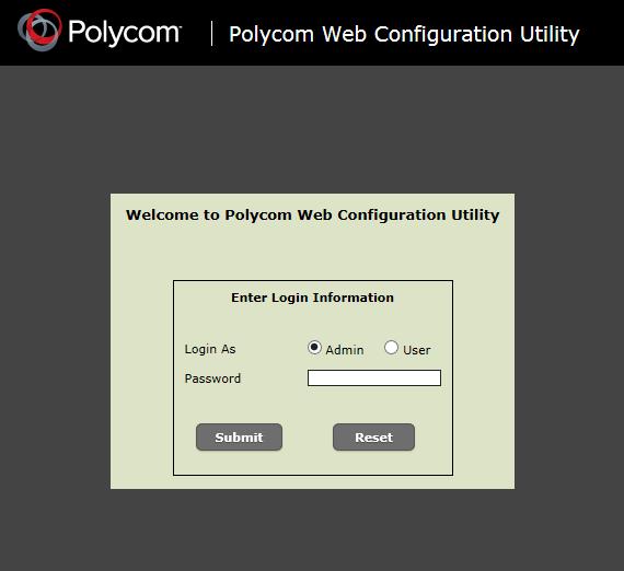 Polycom VVX IP Phones Configuration The following steps detail the configuration process using the Polycom Web Configuration Utility for the Polycom VVX IP Phones to register as SIP extensions onto a