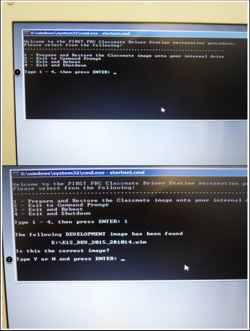 Imaging your Classmate (Veteran Image Download) Acer ES1: If pressing F12 does not pull up the boot menu or if the USB device is not listed in the boot menu, see "Checking BIOS Settings" at the