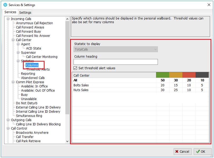 3.2.2 Customizing Statistics Label Double click any statistic as displayed in the list above. From the below field you are able to customize the statistic label as required.