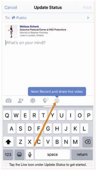 REMINDERS WHEN GOING LIVE WITH FACEBOOK LIVE: 1) START BY TURNING YOUR PHONE Horizontal to shoot in LANDSCAPE MODE (so that your broadcast will be horizontal vs vertical).