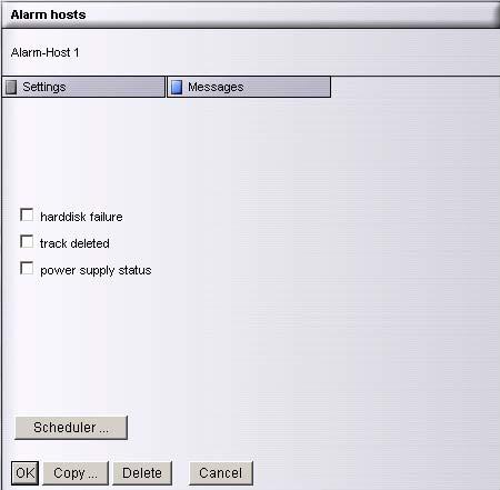 8.2 Alarm host If you wish to configure an alarm host, the module can send alarm messages via the LAN.