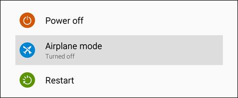 Airplane Mode Airplane mode turns off all functions that emit or receive signals, while leaving your tablet on so you can use apps that don t require a signal or data. To turn on airplane mode: 1.