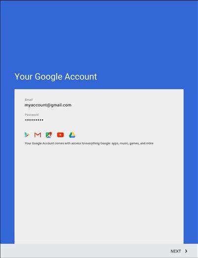 encounter problems or forget your password. It is strongly encouraged for Android users so you can regain access to Google services and purchases on your tablet. 8.