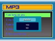 4-19 Fig.4-20 Key Operations: : Select a MP3 file in play list. Adjust the volume level during playback.