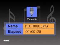 4.2.7 Audio recording Filename Recording time Fig.