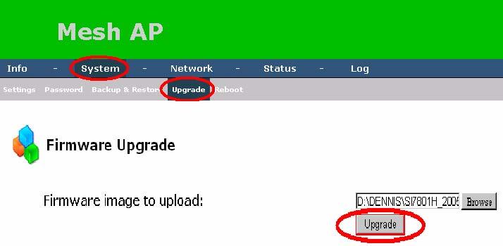 Software Upgrade Step 3 :