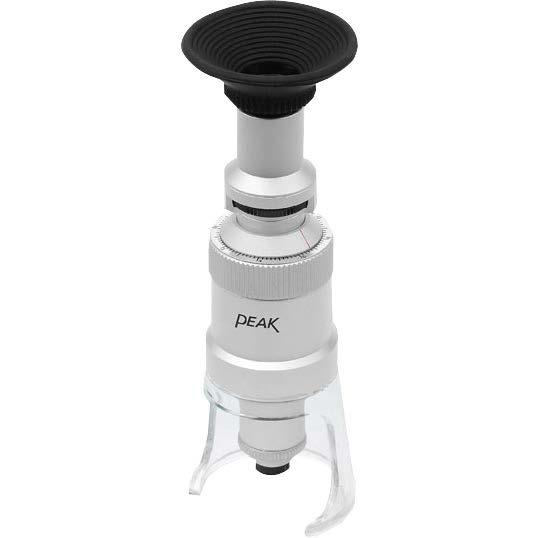 PEAK Measuring Microscope 2008 Series Pocket Stand Microscope 25x, 50x, 75x, 100x magnification 0.05-0.