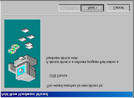 4. Installation Setup program 4.1 Windows 98 / ME 1.