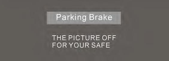 NOTE: Brake Control It is necessary to connect the Brake Control wire to the Hand-brake switch of the car.