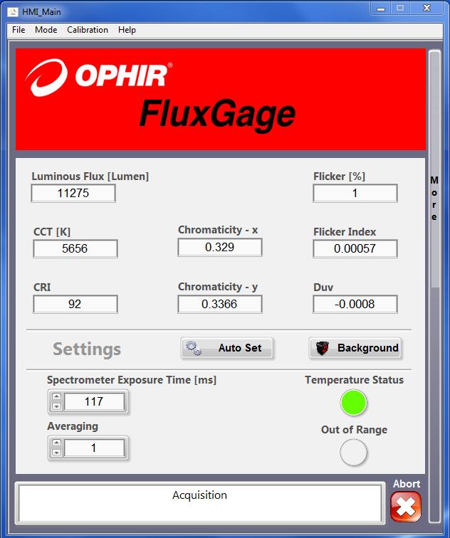 7 Operating the FluxGage
