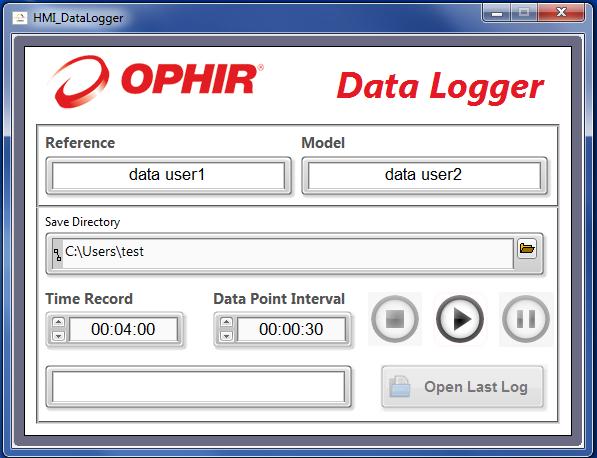 7.12 Data logger Data logger allows saving data over a time period.