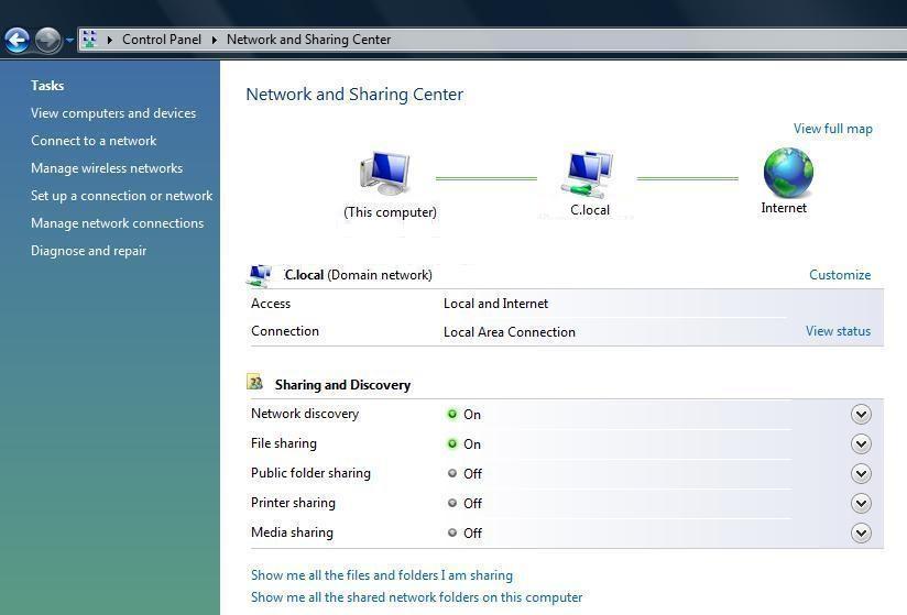 Windows 7 : To enable the Network discovery option, go to the Control Panel, open the