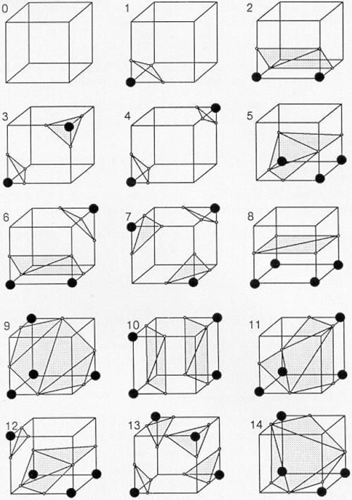 Marching Cubes Marching Tetrahedra Polygonization: extract