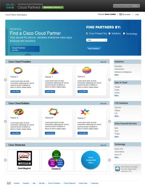Partner Promotion Partner Locator Cloud Partner Marketplace www.cisco.