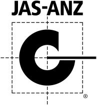 Page 5/7 Reproduction of the JAS-ANZ Logo The JAS-ANZ Logo is only to be reproduced in the colour combination as shown in Figure 1 [PMS Reflex Blue and PMS 485 (Red)].