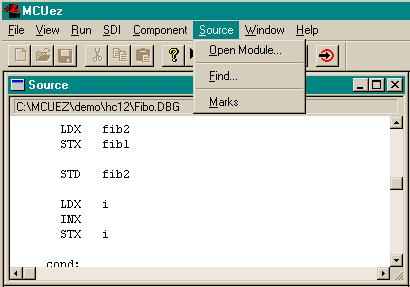 Component Windows Components 3.3.1 Component Window Menus Each component window has two menus.