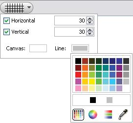 322 7 Creating Mathematical Documents Figure 7.17: Drawing Properties Canvas Icon - Change the Gridline Color Inserting Images You can insert images in these file formats into your document.