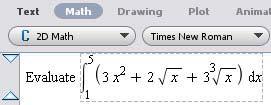 Enter x, then press the right arrow to leave the square root region. 10. Enter +3, and then press the Space bar. 11.