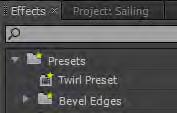 Project 4 guide Adobe Premiere Pro CS6 3. In the Effect Controls panel, drag the Angle and Twirl Radius keyframes from the one-second point to about the two-second point and play the clip.
