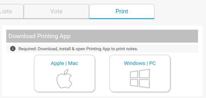 Printing Notes 1 of 9 1 2 GoWall provides both Wall Owners and Facilitators the option to print notes using the GoWall Printing pp, a standard ink-jet printer and GoWall Note Paper.