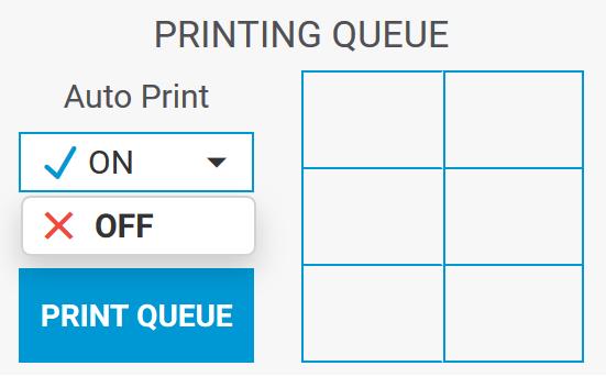 Printing Notes 8 of 9 uto-print Off 1 of 3 uto-print Off 2 of 3 uto-print Off 3 of 3 When printing is turned on, auto-print