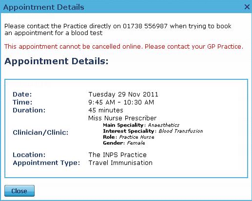 Cancellation Settings Note SMS messaging is not available in Wales. If you want the patient to be sent an Email, tick the appropriate box.