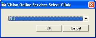 To change this to specific clinics only, click to remove the tick. Clinics - Add 4. Click the Add button, the VOS Select Clinic window will open. VOS Select Clinic 5.