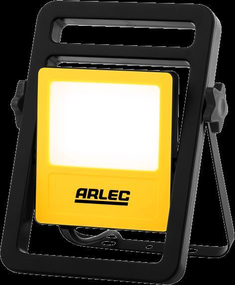 resistant The Arlec 30W LED Work Light features 2100 lumens, a 100-degree