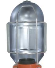 duty lamp cage 60W Max E27 socket ON/OFF