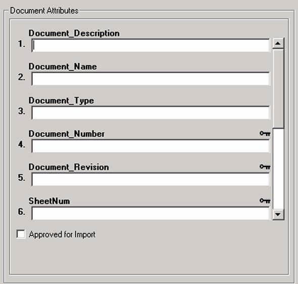 Document Attributes Introduction The users must enter all of the attributes used to describe and index an image in the 'Document Attributes' section of the Advanced Import and Index dialog box.