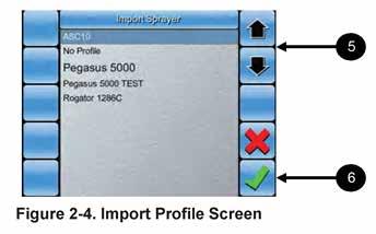 If there are no profiles displayed, you will need to import one into the console.