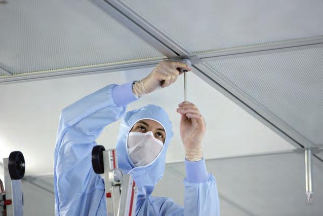The Benefits of Ceiling Systems from M+W Suitable for use in all Industries Your products need to be manufactured under cleanroom conditions.