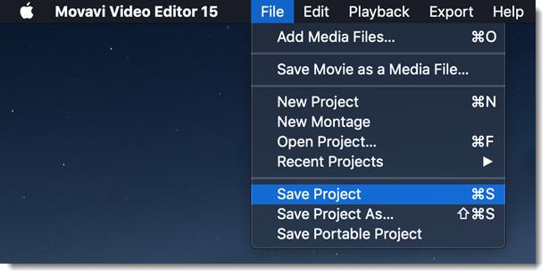 Saving a project A project stores all the work on your movie or slideshow.