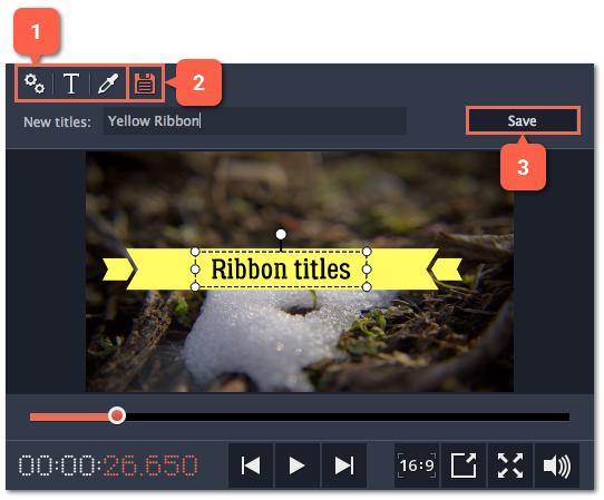 Step 1: Just like you usually edit titles, double-click the title clip and choose the font, color, and other options.