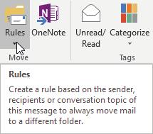 Getting Started with Email Lesson 1 Status Bar Provides information on the number of items stored in a folder.
