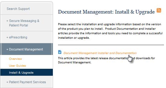 Documentation. c d At the bottom of the page, under Downloads, click the link for the upgrade executable (DMversion.exe).