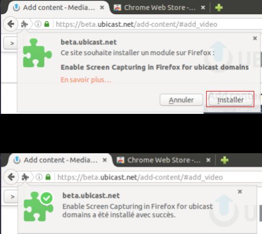 The process is the same on Firefox