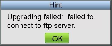 3.2.7 Upgrading Device Upgrade by FTP 1. Input the address of the FTP server and then click FTP Upgrade to operate the upgrade.