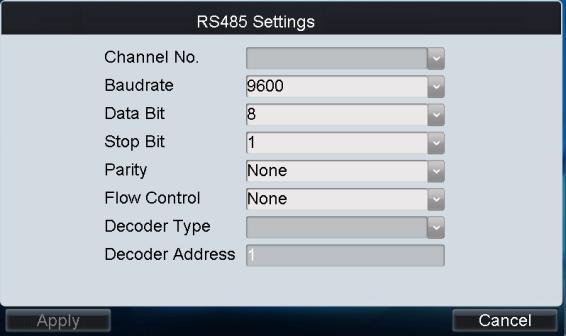 You can configure the general settings, advanced settings, PPPoE, DDNS and NTP parameters of the decoder.