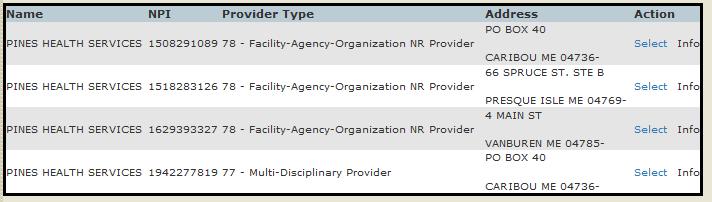 1. Select the Change Context button to display other NPI programs. 2.